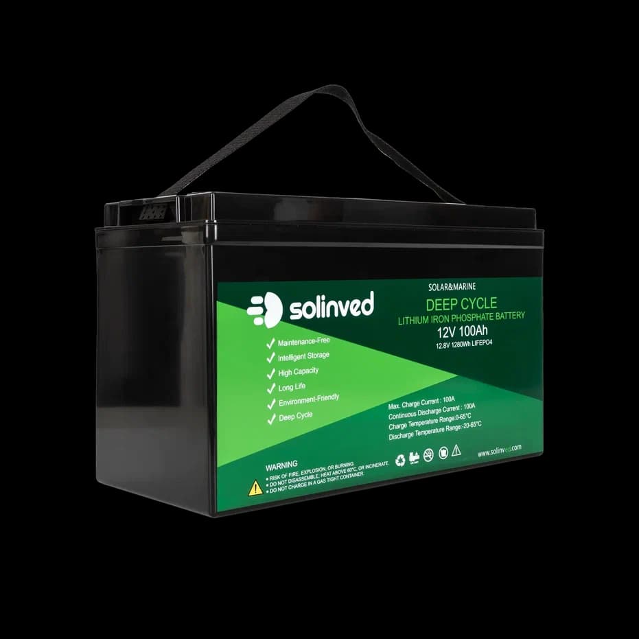 SOLİNVED 12V 100AH LİTYUM AKÜ