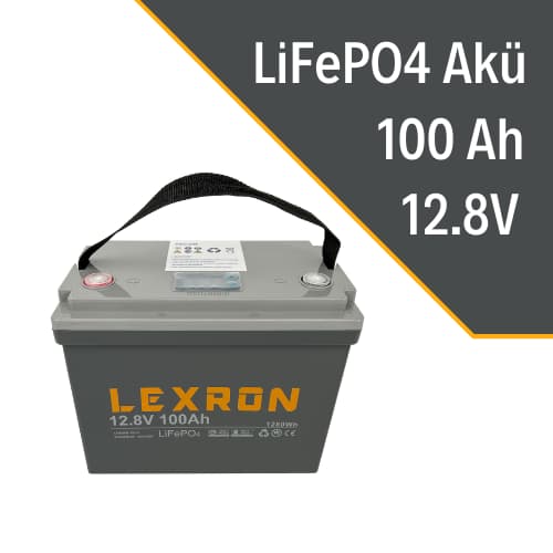 LEXRON 12.8V 100AH LİTYUM AKÜ